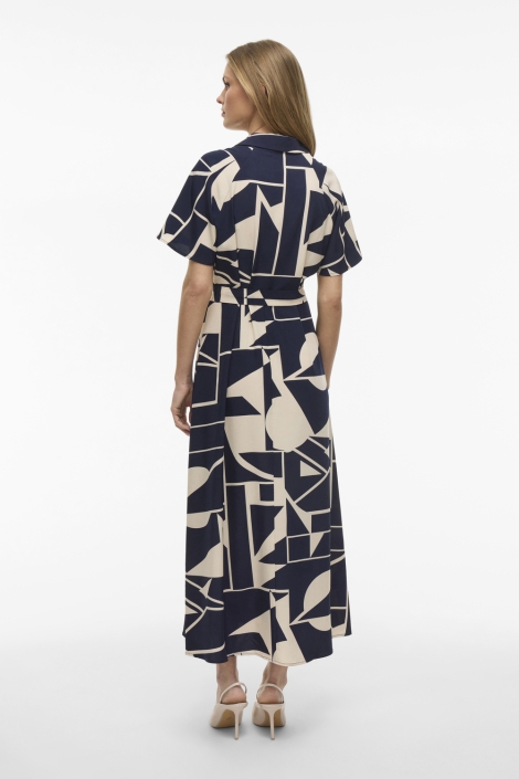 Vila viebba s/s midi shirt dress/ka